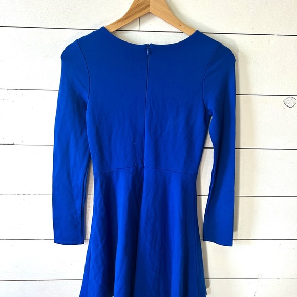 Blue Long Sleeve Dress - Picture 4 of 5